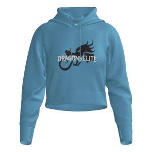 Fleece Women's Cropped Hoodie - Solid Color