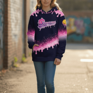 2026 Pink Collection Sleeved Hooded Training Shirt